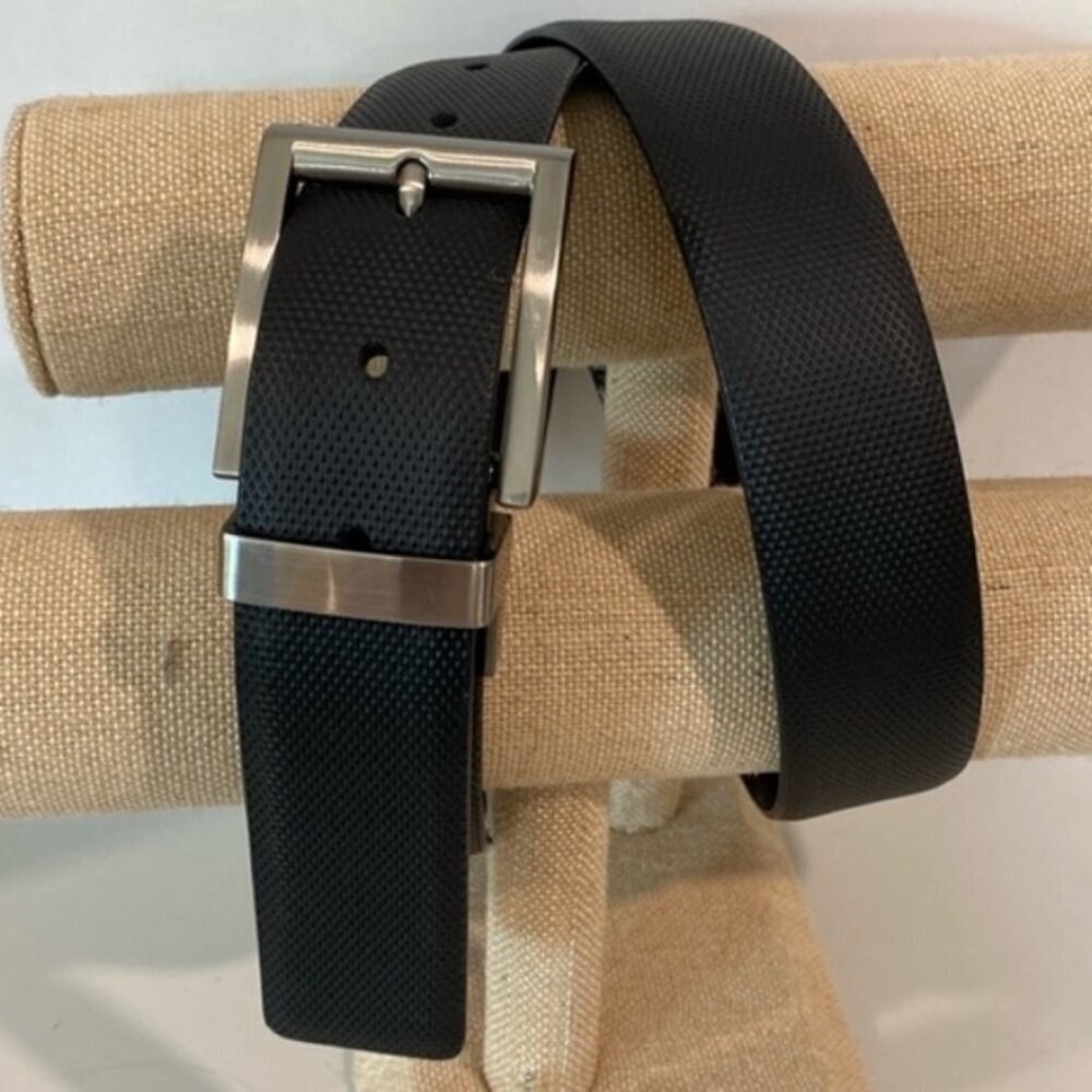 Black and brown reversible belt Size 36 Workwear Minimalist dressy Office